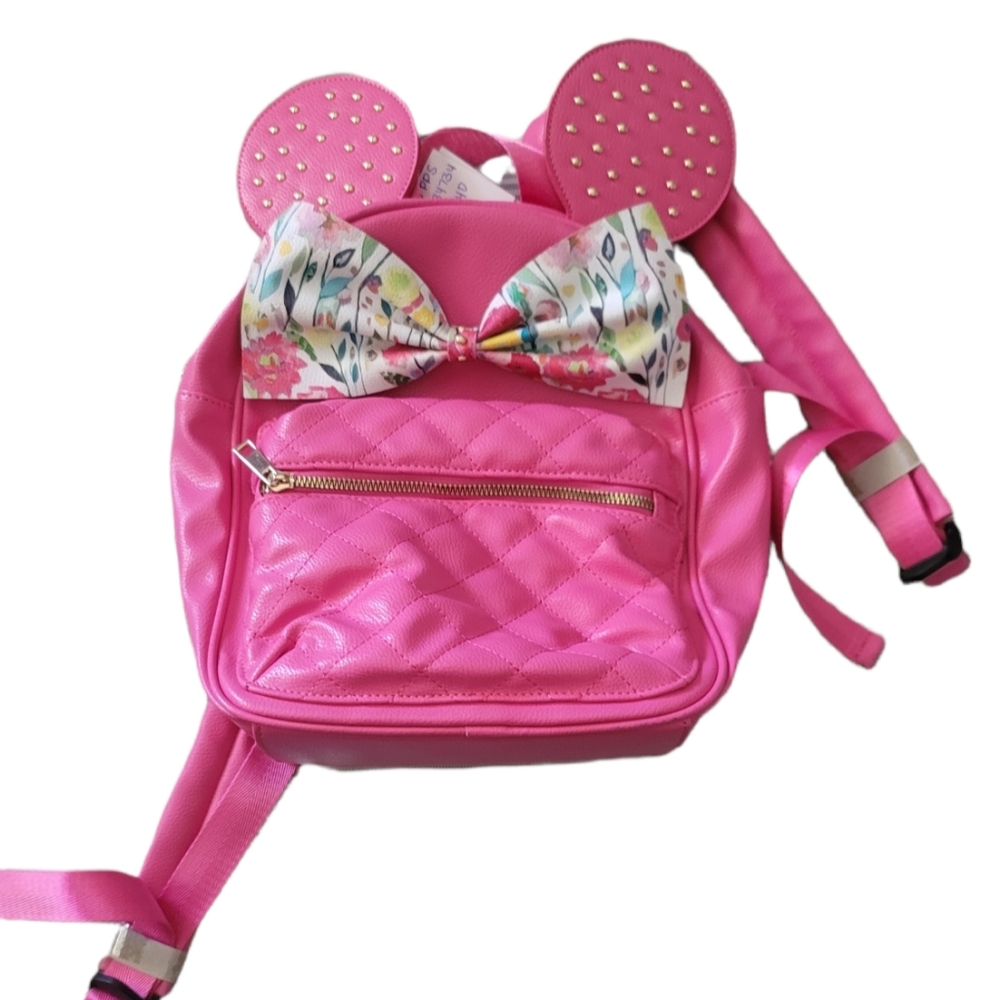 Olivia Miller Pink Bsckpack with Bow